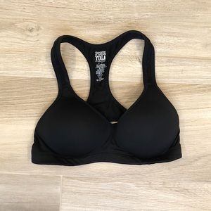 Black VS Pink Yoga Push-up Bra